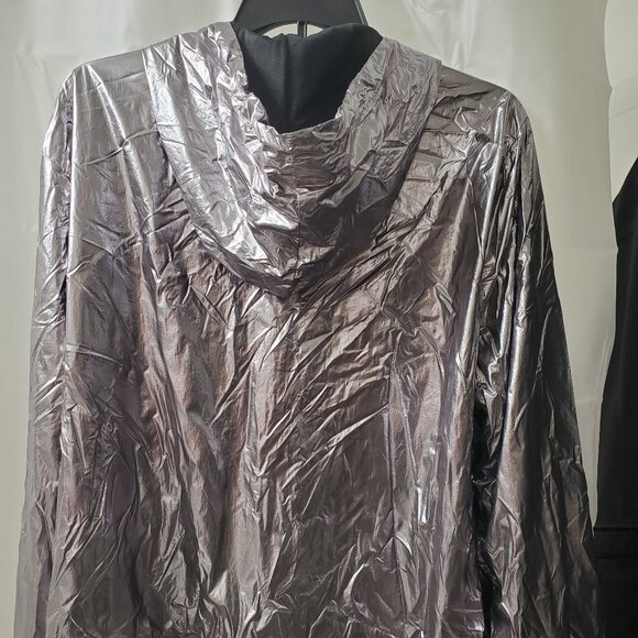 Metallic 3X Avon Hooded Jacket Y2K - Picture 3 of 12